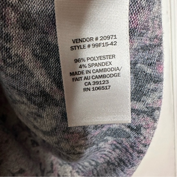 Northern Reflections Shirt Black/Pink/Purple Floral Long Sleeved Sz Extra Large - Picture 6 of 16